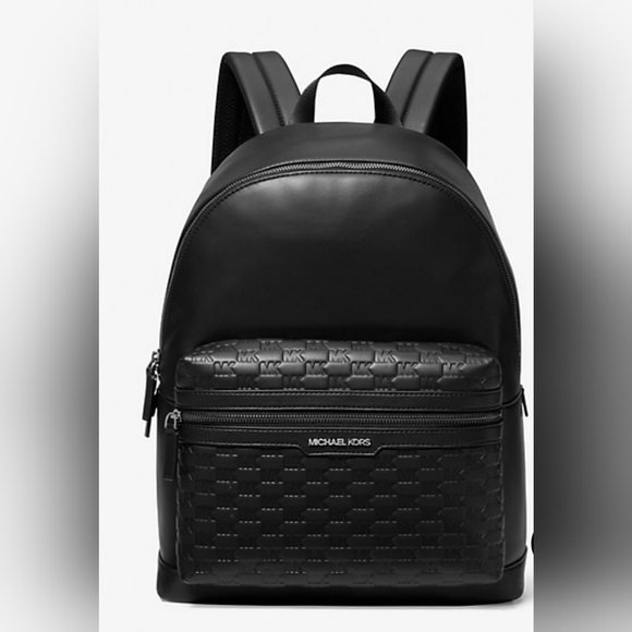 NWT Michael Kors Cooper Logo Embossed Backpack